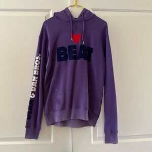 DSQUARED Purple Hoodie - Size L